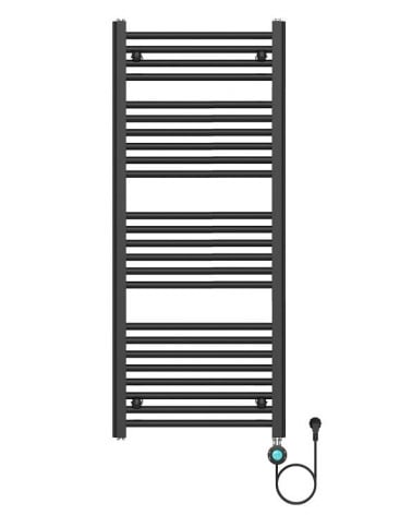 TOALHEIRO ELÉTRICO 700 W PRETO 50X120 CM