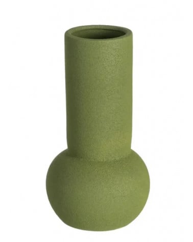 IXIA VASO VERDE CERAMICA 16X16X30CM
