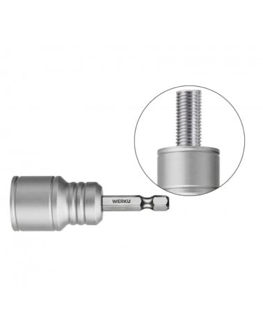 WERKU CHAVE CAIXA P/VARAO ROSCADO 6MM
