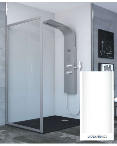 LATERAL FIXO DUCHE 74X185CM BRANCO