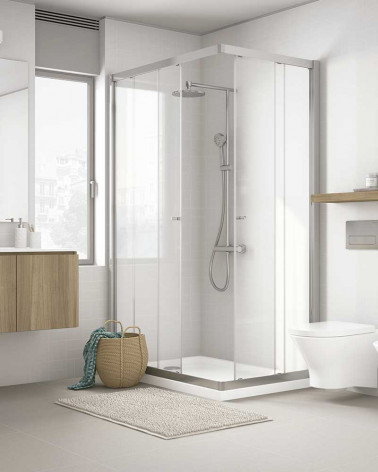 CABINE DUCHE 120X195CM CROMADO