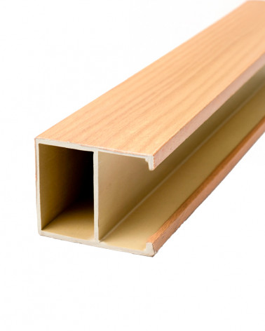 VIGA P/RIPADO INTERIOR TETO WPC CARVALHO 2900X90X50