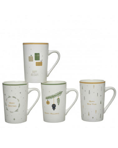 CASA NATAL CANECA PORCELANA 385ML 24571