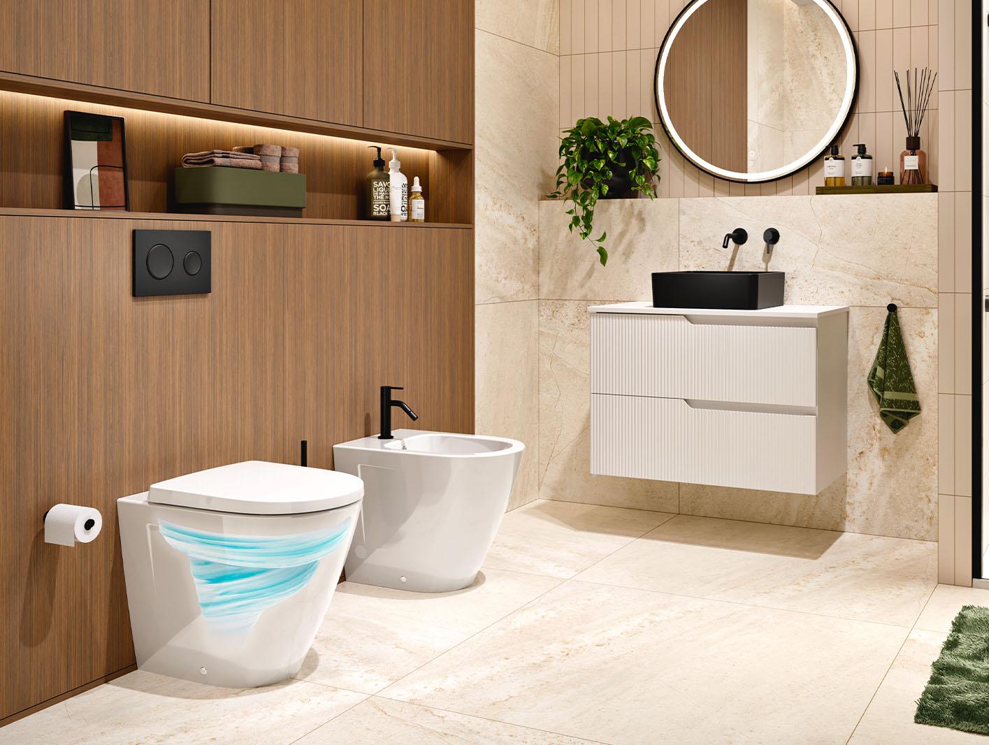Casa de banho moderna com soluções Sanitana Ruby